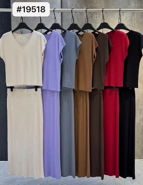 Women Casual Tops and Skirts